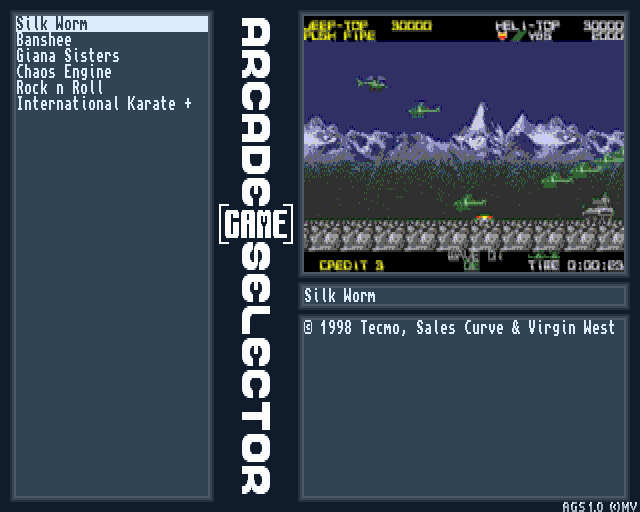 Arcade Game Selector screenshot